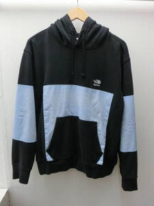 km/436882/2410/SUPREME×THE NORTH FACE シュプリーム×ノースフェイス バンダナ プルオーバーパーカー NT022081/ブラック/サイズL