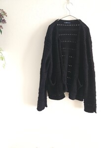 ■*ZARA KNITザラ ニットカーディガン Mサイズ ブラック*■