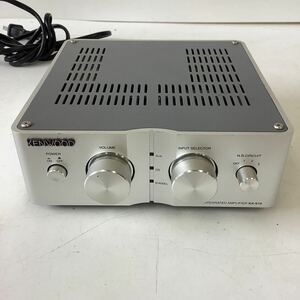 ◯営TK007-A5T60【埼玉発】KENWOOD ケンウッド プリメインアンプ STEREO INTEGRATED AMPLIFIER KA-S10 2006年製 通電のみ確認済み