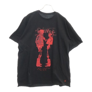 AKA SIX ×FRAGMENT DESIGN DEAD COWBOYS T-SHIRT フラグメントデザイン カウボーイ プリントTシャツ ブラック