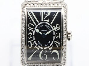 【 フランクミュラー FRANCK MULLER 】902QZ ロングアイランド SS アフターダイヤベゼル クォーツ レディース □新着 3309-0