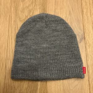 supreme BEANIE シュプリーム ビーニー ニットキャップ グレー ニット帽 ボックスロゴ Beanie