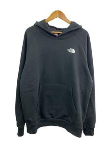 THE NORTH FACE◆RAGLAN RED BOX HOODIE/パーカー/M/コットン/BLK/NF0A2ZWU