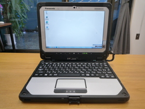 Panasonic CF-20 タフブック Core-ｍ5/4GB/SSD128GB/10.1インチタブレット/Windows7Pro(Win10で出荷可能) TOUGHBOOK CF-20A0385VJ【美品】