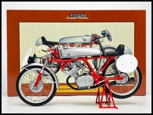 ★1円スタート！ 【絶版】 EBBRO　エブロ　1/10　Honda CR110 CUB RACING 1962 (RED)　バイク　ホンダ　カブレーシング 【10003】