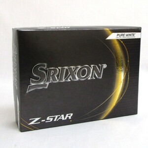 US仕様 SRIXON Z-Star ホワイト 1箱 12球 2023年 スリクソン ダンロップ DUNLOP 3ピース ゴルフボール Zスター ピュアホワイト