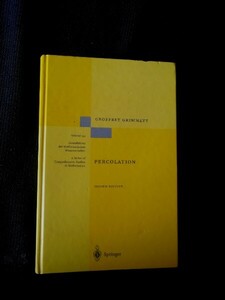 Percolation (Grundlehren der mathematischen Wissenschaften, 321) 洋書　送料無料