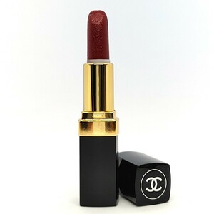 CHANEL シャネル ROUGE A LEVRES ECRIN ROUGE 64 口紅 ☆残量たっぷり9割　送料180円