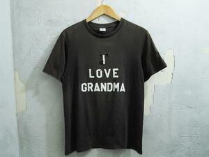 希少 NUMBER(N)INE I LOVE GRANDMA Tシャツ NUMBER NINE ナンバーナイン 黒 ブラック 3 アーカイブ Archive 2001