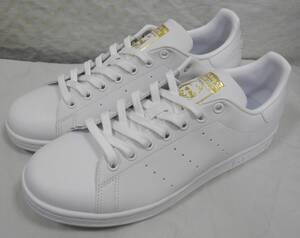 スタンスミス JP27.5cm 白・金 品番GY5695 試着程度 ADIDAS STAN SMITH