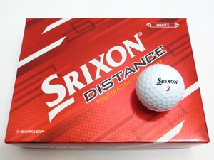 新品★ダンロップ★スリクソン ディスタンス ボール★SRIXON DISTANCE★2022★ホワイト★1箱★12球