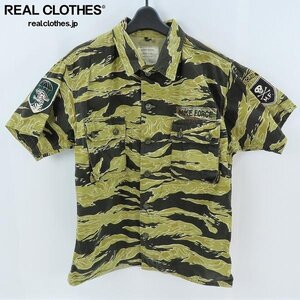 ☆THE REAL McCOY/リアルマッコイズ タイガー カモ 半袖 シャツ 8405-/XL /000