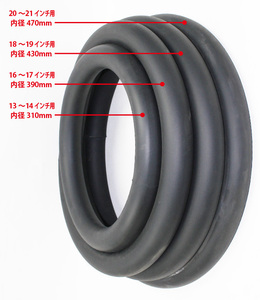 直径50ｍｍ 国内生産 ビードラバーリング 20～21インチ用 大口径 引っ張りタイヤ タイヤ交換 補助 ビードヘルパー ビードリング ゴム