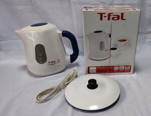 ★ T-fal/ティファール★ 電気ケトル★ フォブールブルー 1L★動作確認済★中古美品★仕様頻度低い★