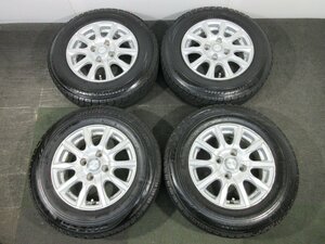 激安　ブリジストン　ブリザックVRX　155/80R13　中古スタッドレスタイヤホイール4本SET　売り切り