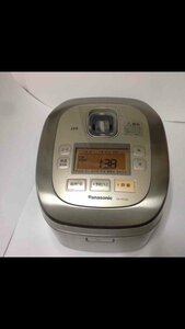 【中古】パナソニック 5.5合 炊飯器 IH式 ノーブルシャンパン SR-HX102-N