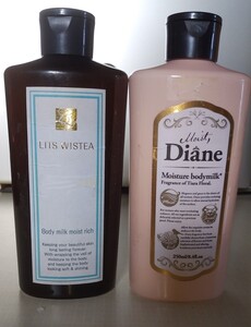 LITS WISTEA & Diane ボディミルク 250ml 使用品