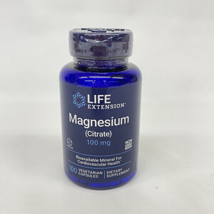 【未開封・未使用】 マグネシウム 100mg クエン酸マグネシウム キレート 100ベジカプセル LIFE EXTENSION(N60820_13)