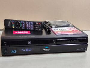 上位機 Panasonic 【DMR-BR670V】 リモコン付、SD/BD/DVD/HDD/VHS一体型レコーダー【完動保証】 超希少 2010年製 4776