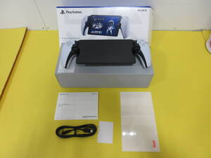 065) 中古 PS5 PlayStation Portal(プレイステーションポータル) リモートプレーヤー ホワイト CFIJ-18000 ガラスフィルム付き