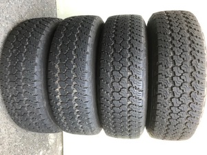 バリ山ラジアルタイヤ P 245/75R17 GOODYEAR WRANGLER グッドイヤーラングラー 4本 JEEP WRANGLER JKジープラングラー 純正戻しに