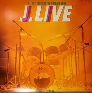 4357【ＬＰ盤】 ☆めったに出品されない ☆美盤☆稲垣潤一 J.LIVE ≪貴重レコード≫　