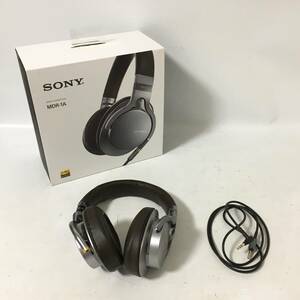 ★動作確認済★SONY ソニー ステレオヘッドホン MDR-1A (S) シルバー ハイレゾ対応 プレミアムヘッドフォン