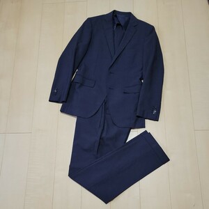 ★SUIT COMPANY ネイビーアンコンストライプスーツ