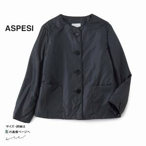 美品★素敵505★ASPESIアスペジ8.9万★XSsize/9号★ジャケット紺E104