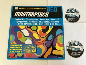 【2LP20曲】VA/ GREENSLEEVES RHYTHM ALBUM #34 MASTERPIECE 2LP GRELD732 02年UK盤,Sean Paul,Beenie Man,Elephant Man,Bounty Killer,