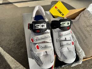 SIDI GENIUS7 ホワイト 42 ロードシューズ ビンディングシューズ シディ ロードバイク