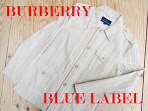 ★バーバリーブルーレーベル BURBERRY★メンズ コーデュロイミリタリージャケット★R61020049A