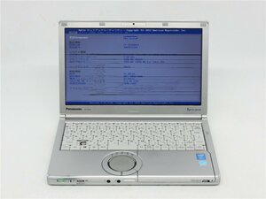 中古　Panasonic　CF-SX3　4世代I5　4300U　4GB　13型 ノートパソコン　BIOSまで表示　　詳細不明　　ジャンク扱い 　