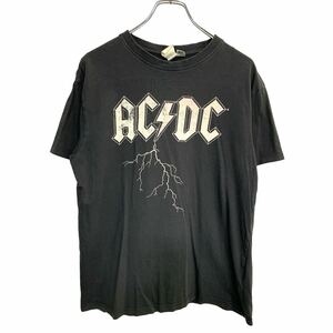 H&M ACDC 半袖 プリント Tシャツ Sサイズ エイチアンドエム エーシーディーシー ブラック 古着卸 アメリカ仕入 t2407-4349