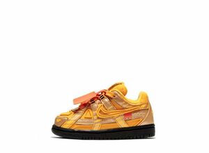 Off-White Nike TD Air Rubber Dunk "University Gold" 10cm CW7444-700