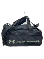 UNDER ARMOUR ボストンバッグ ブラック 総柄