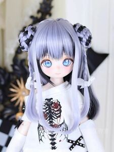 BJDドール用ウィッグ 8-9インチ MDD/kumako/DDサイズ通用 全3色 1/3 球体関節人形 doll