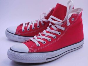 即決 CONVERSE コンバース メンズ スニーカー 28.5 cm RED 中古 良品