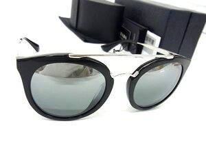  PRADA プラダ SPR23S-F 52□22 1AB-6N2 140 3N サングラス メガネ 眼鏡 メンズ レディース ブラック系 FF5230