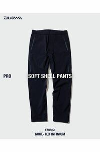 新品 L DAIWA LIFESTYLE PRO SOFT SHELL PANTS GORE-TEX INFINIUM WINDSTOPPER ダイワ ソフトシェル パンツ ゴアテックス PIER39 ピア 紺