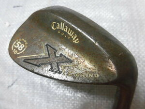 Callaway　X　ノーメッキ　ウェッジ　　58・10　FORGED