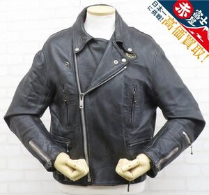 3J3277/Lewis Leathers 70s ライトニング ルイスレザー ライダース ビンテージ