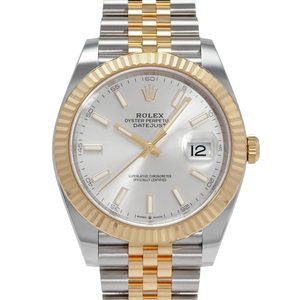 ロレックス ROLEX デイトジャスト 41 126333 シルバー文字盤 新品 腕時計 メンズ