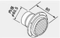 ノーリツ 関連部材 排気トップ 0701963 TZ-FBW 80S