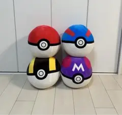 ポケモン ボール ぬいぐるみ 4種セット バンダイ