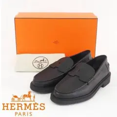 新品　Hermes　エルメス　ローファー　モカシン　旅行　年末年始　クリスマス