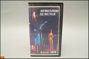 税込◆希少◆VHS JACK BRUCE ＆ FRIENDS FEAT. MICK TAYLOR / IN O.G.W.T. 1975 ブートレグ ブートレッグ ビデオ コレクター品-N2-8062