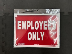 ★☆ムーンアイズ　メッセージボード「EMPLOYEES　ONLY」☆★