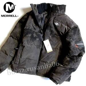 メンズ 95 / Mサイズ 未使用 定価63,800円 MERRELL メレル PRINT タイダイ風 ダウンジャケット ボックスロゴ Premium Goose Down