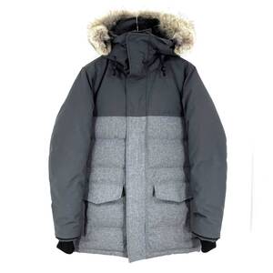 CANADA GOOSE M クラレンス ダウンジャケット BLACK LABEL ダウンコート グレー カナダグース Clarence Coat